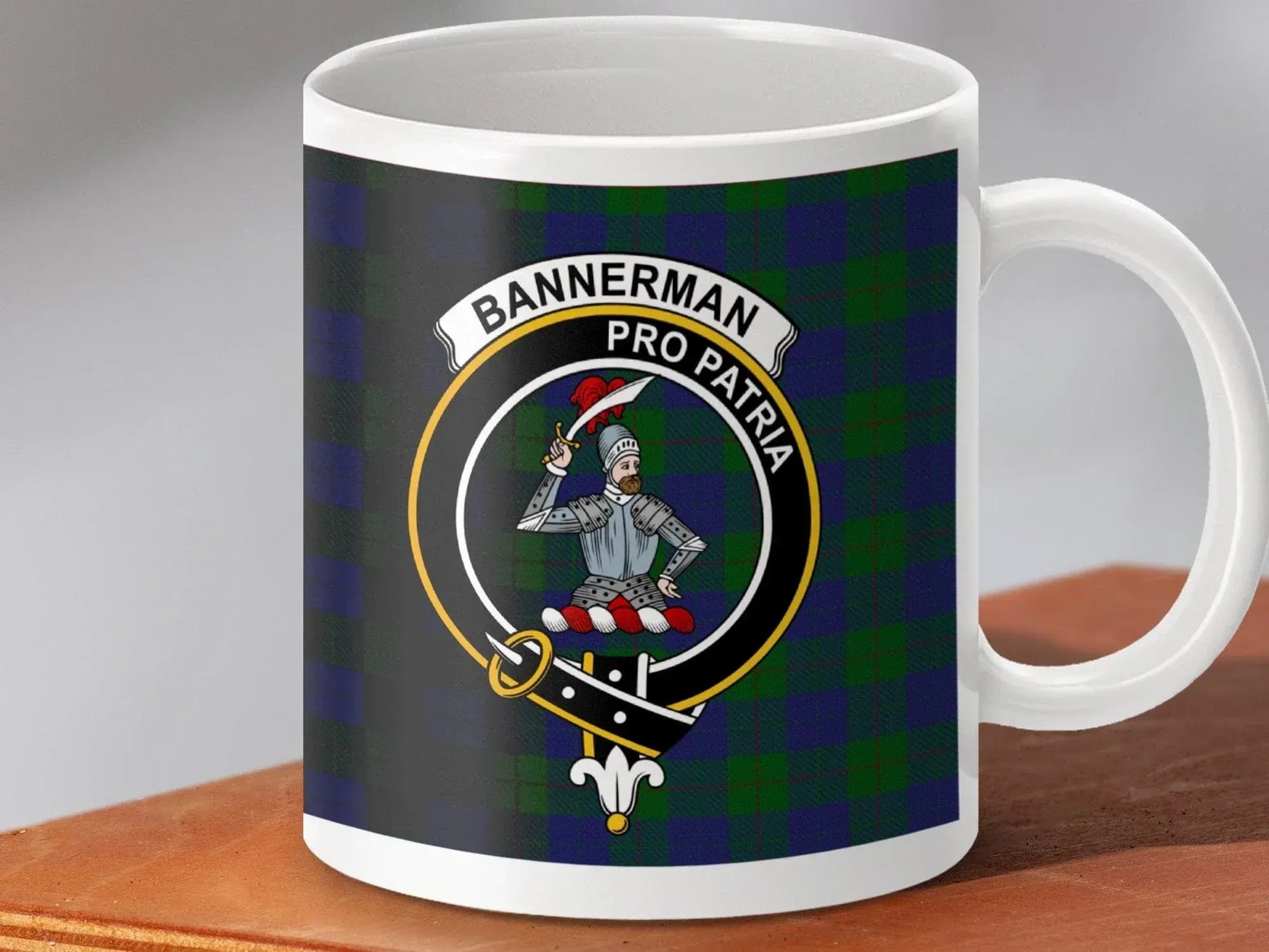 Bannerman Pro Patria Crest Design Coffee Mug product