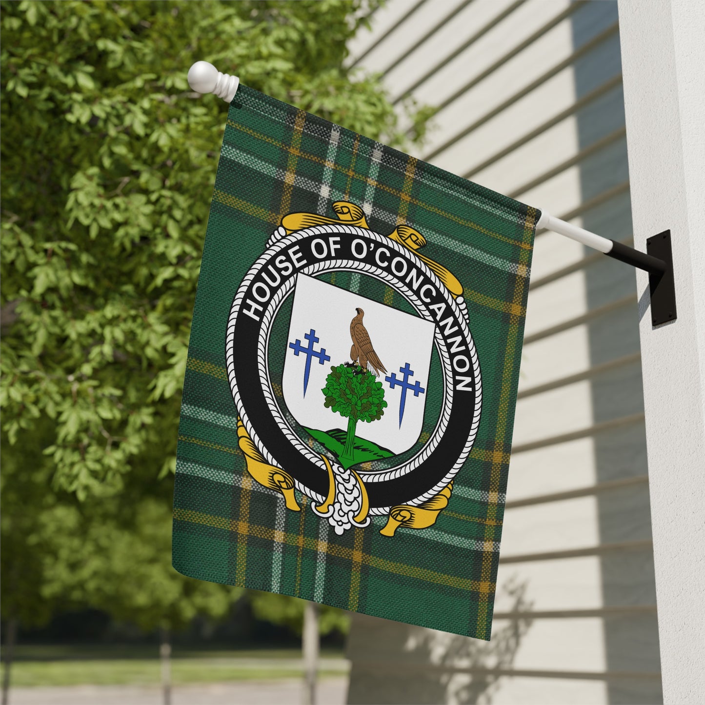 House of O'Connor Tartan Flag Garden Decor Product