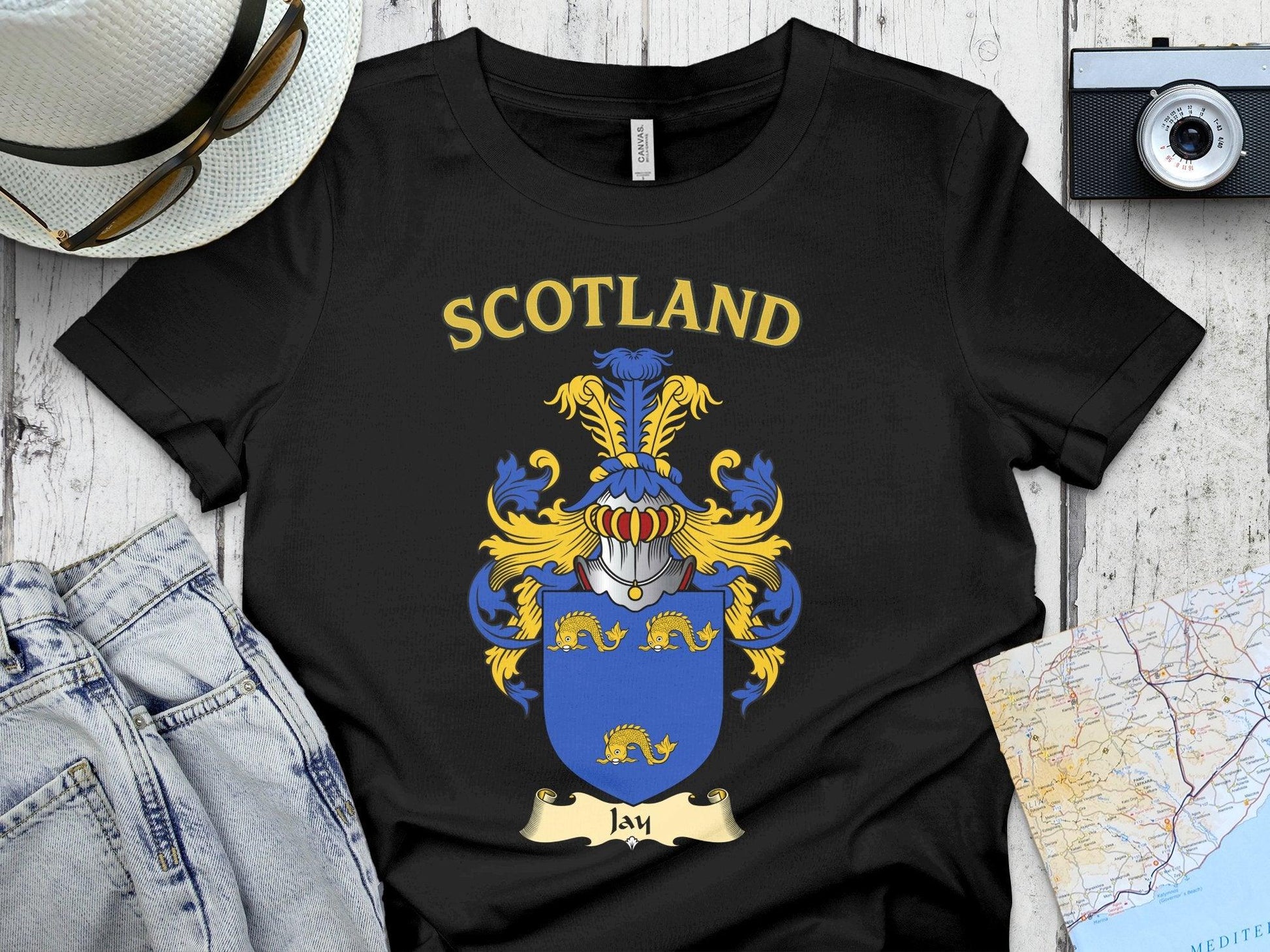 Scotland Heritage Crest Print Graphic Shirt product