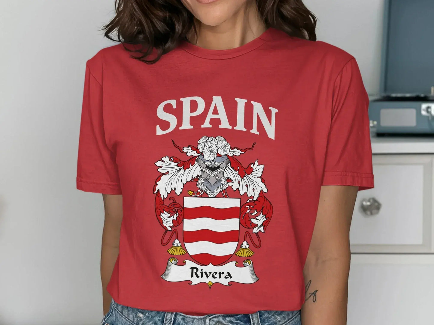 Spain Rivera Family Coat of Arms Heritage Shirt product type