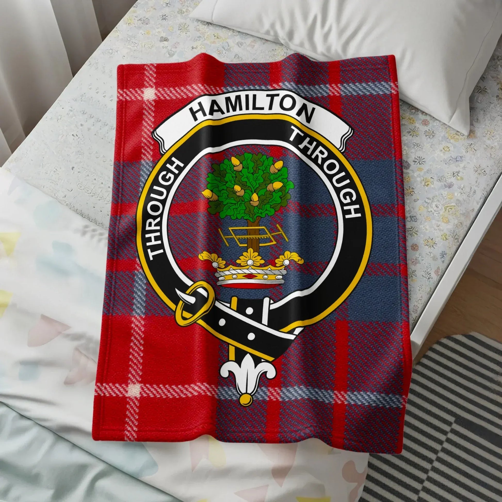 Hamilton Through Through Tartan Plaid Blanket product