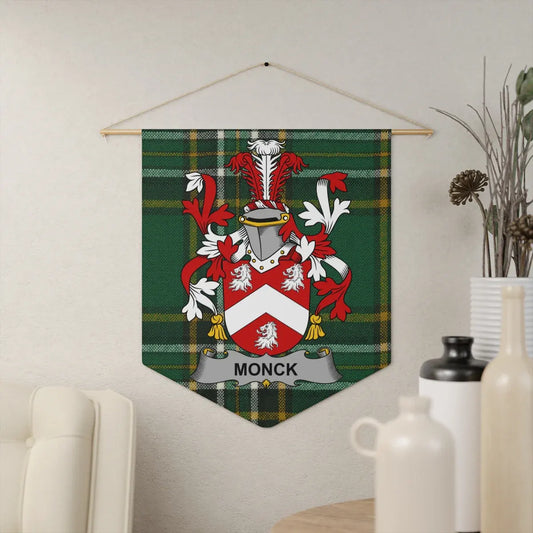 Monck Family Crest Wall Hanging Tapestry product type