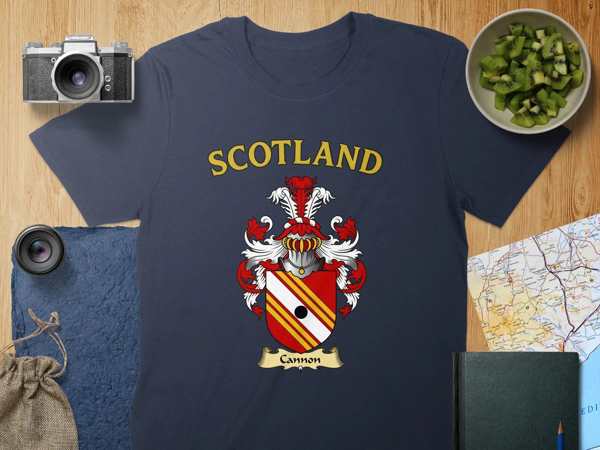 Scotland Family Crest Cannon T-Shirt product