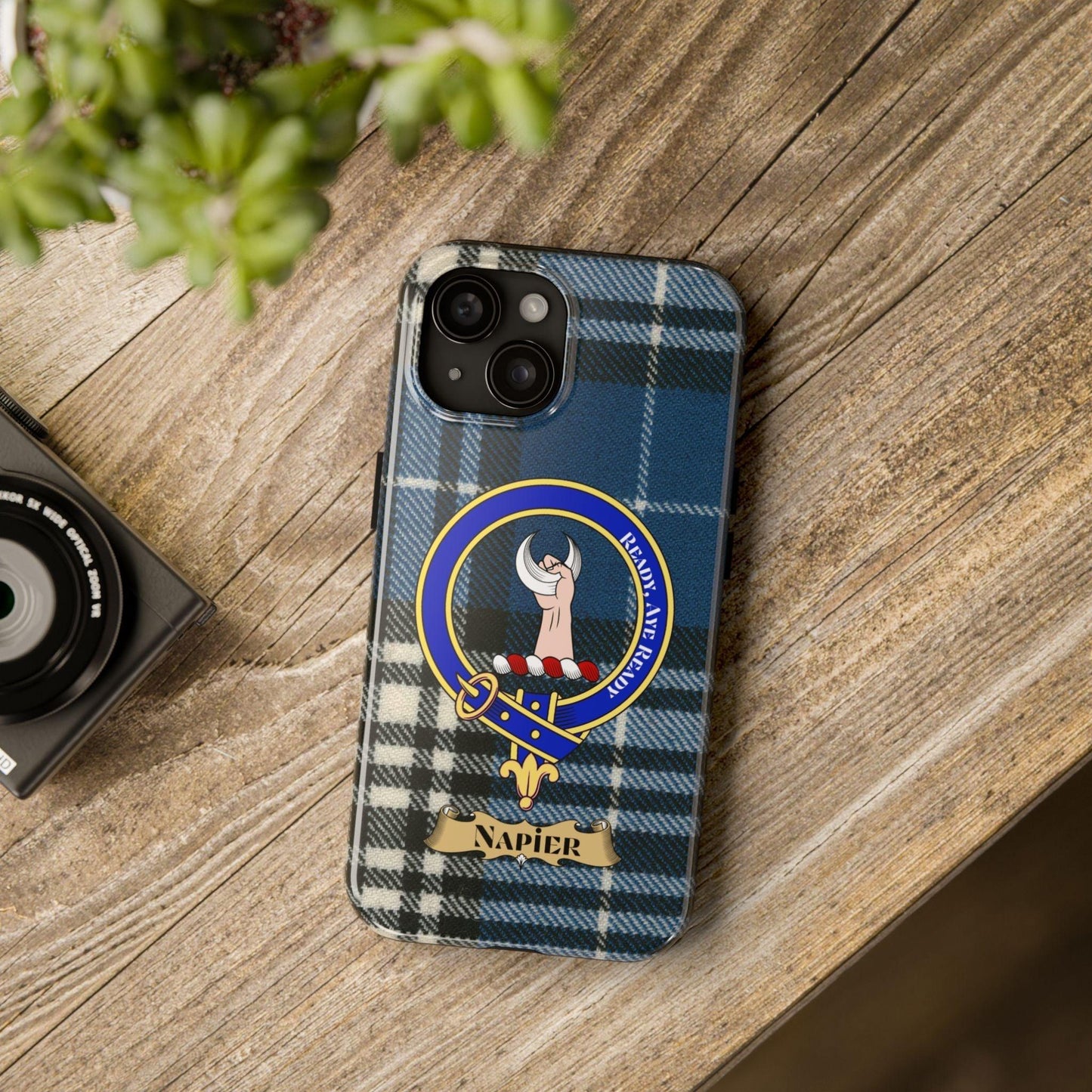 Napier Clan Scottish Tartan Cell Phone Case - Celtic Ancestry Gifts