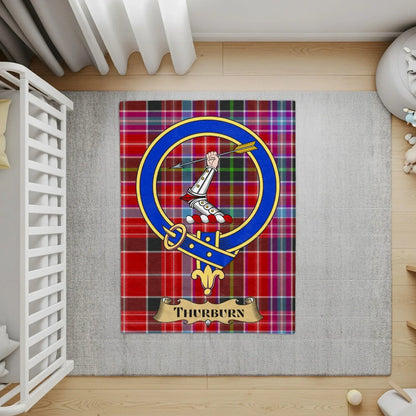 Colorful Thurburn Crest Tartan Design Floor Rug product