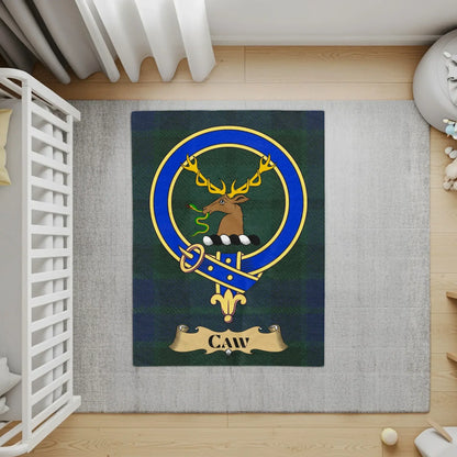 Scottish Clan Crest Deer Emblem Area Rug product