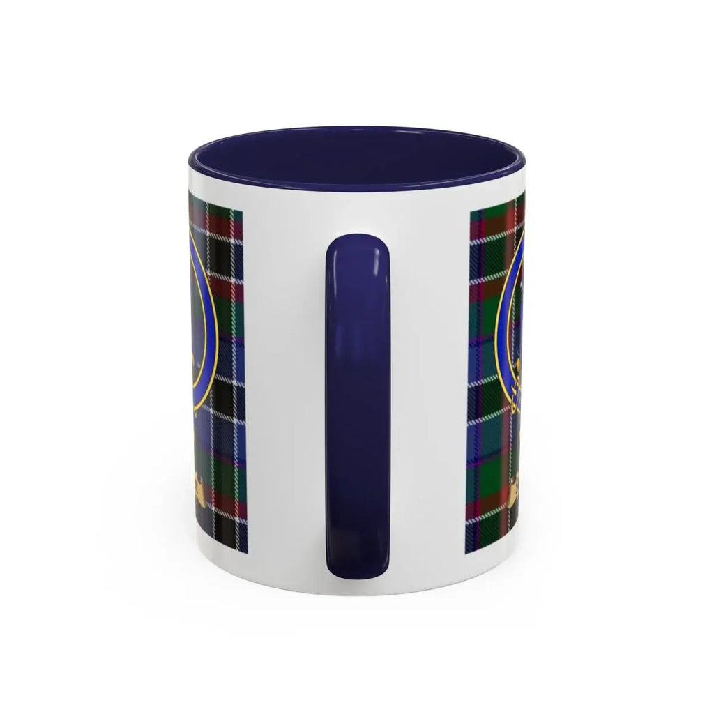 Soote clan crest mug shown in 11 oz and 15 oz sizes