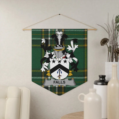 Green Plaid Family Crest Personalized Wall Hanging product