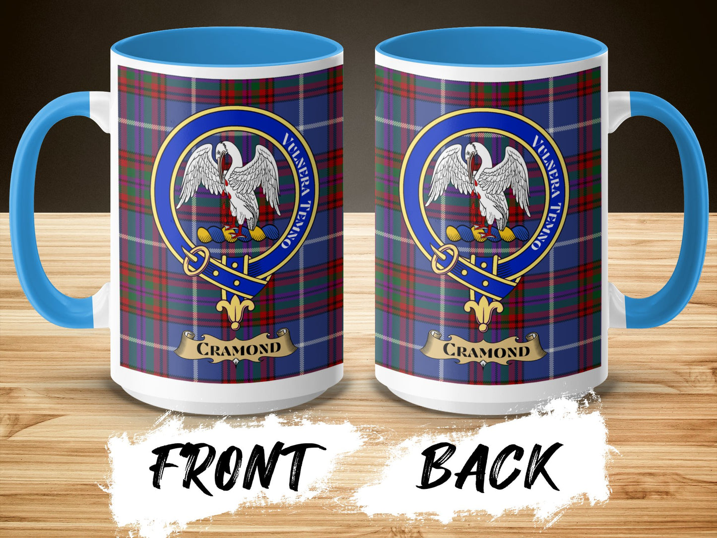 Traditional Cramond Scottish Clan Plaid Tartan Coffee Mug - Living Stone Gifts