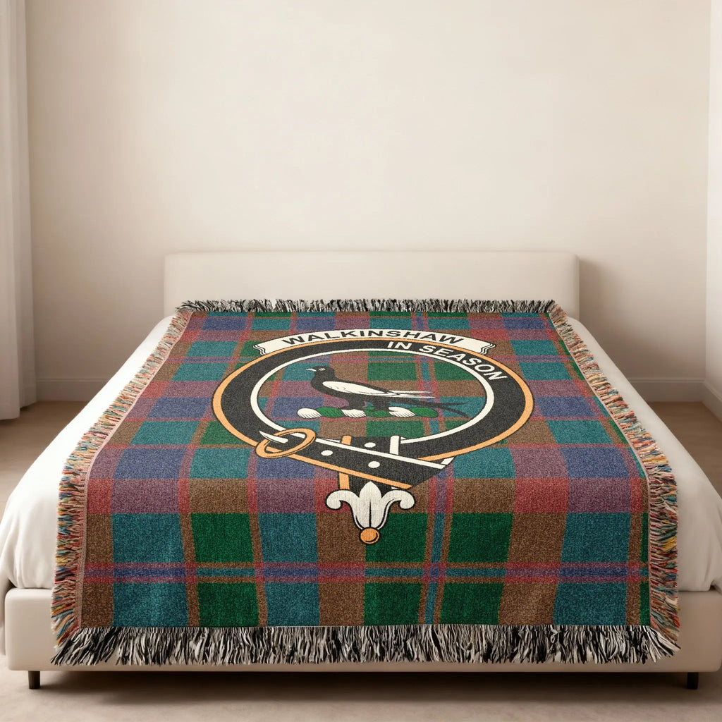 Walkinshaw In Season Tartan Throw Blanket Plaid