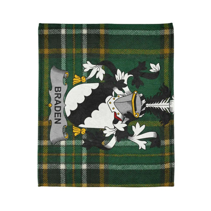 Braden Scottish Tartan Plaid Family Crest print product