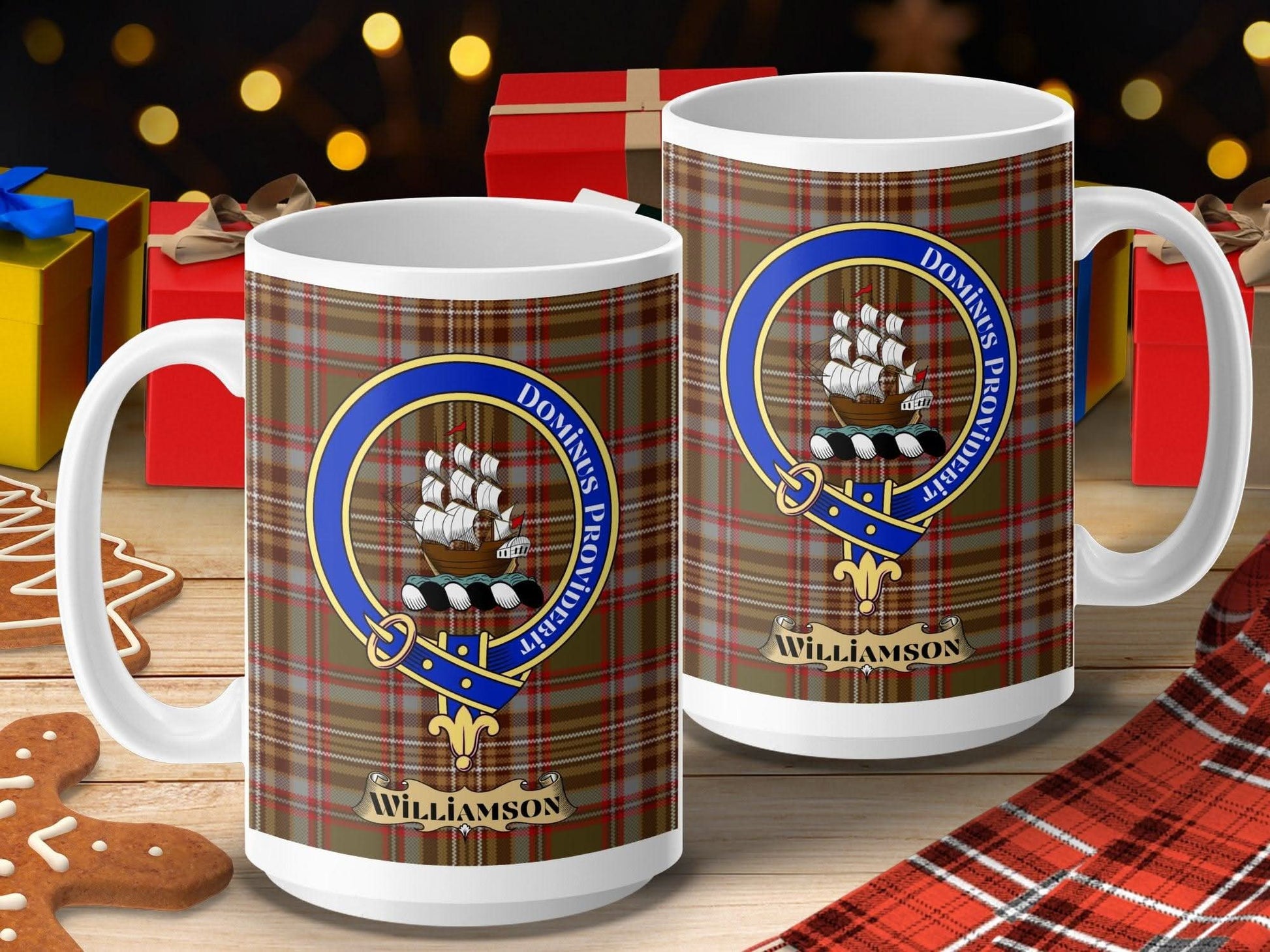 Williamson Dominus Proprietor Red Plaid Mug product