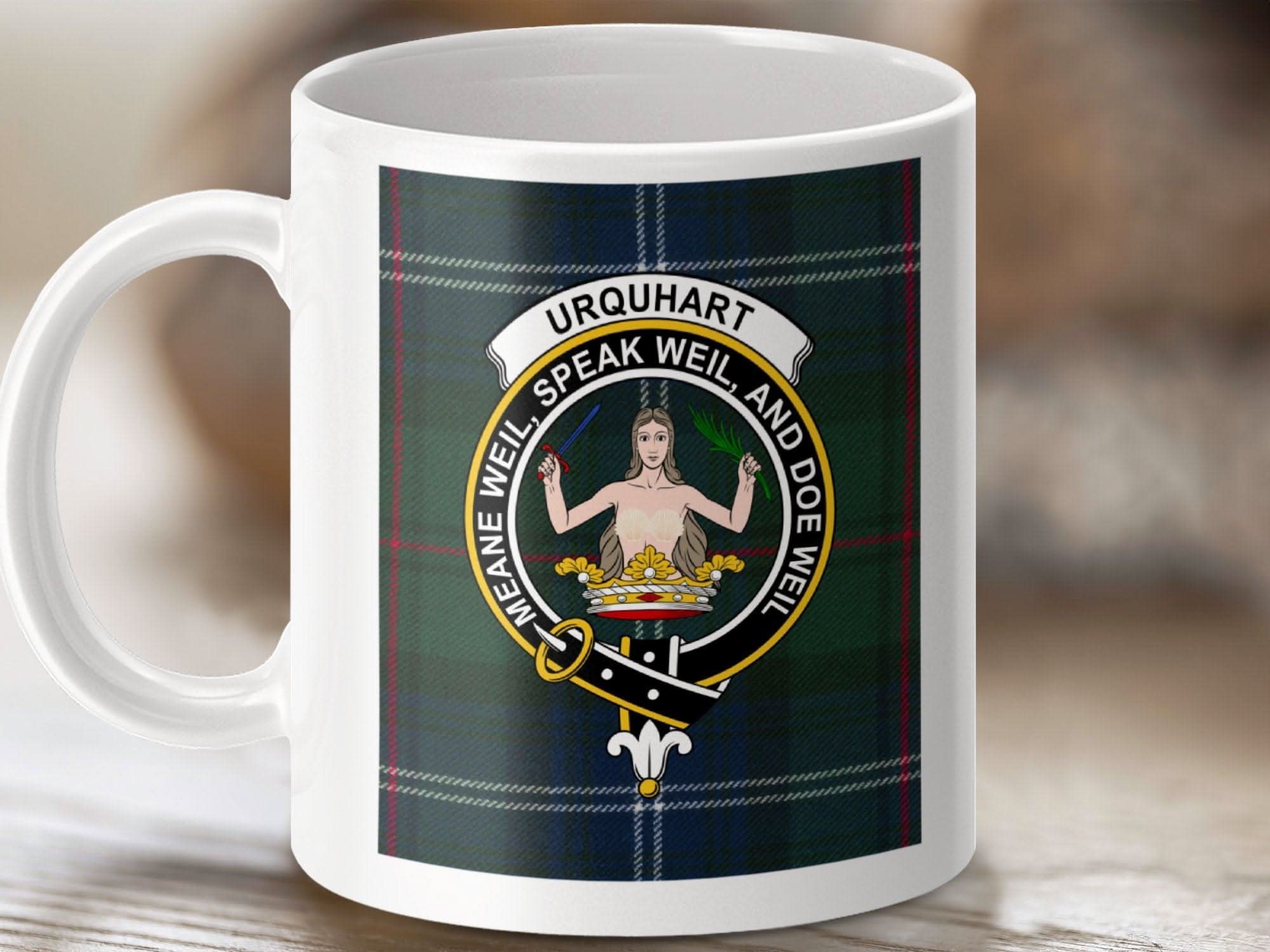 Urquhart Clan Crest Coffee Mug Custom Print Product