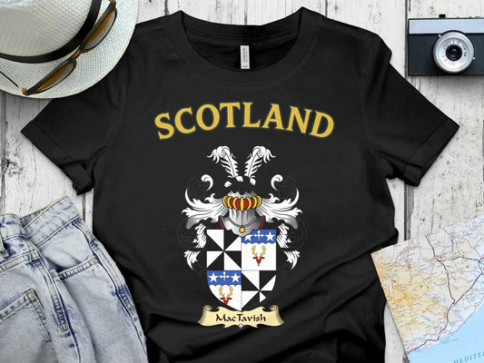 Scotland MacTavish Crest Shield Design T-Shirt product