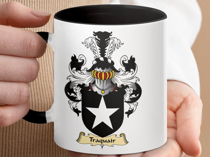 Traditional Scottish Clan Black Star Arms Mug - Living Stone Gifts