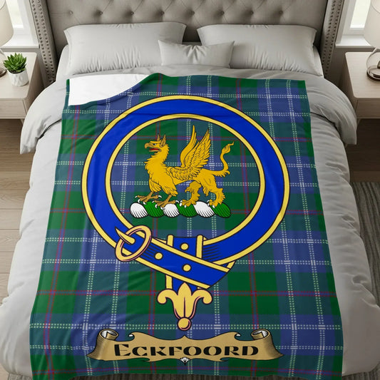 Eckfoord Scottish Tartan Clan Crest Blanket product