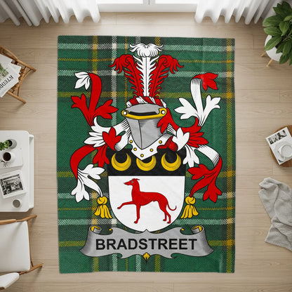 Bradstreet Family Crest Tartan Plaid Rug product