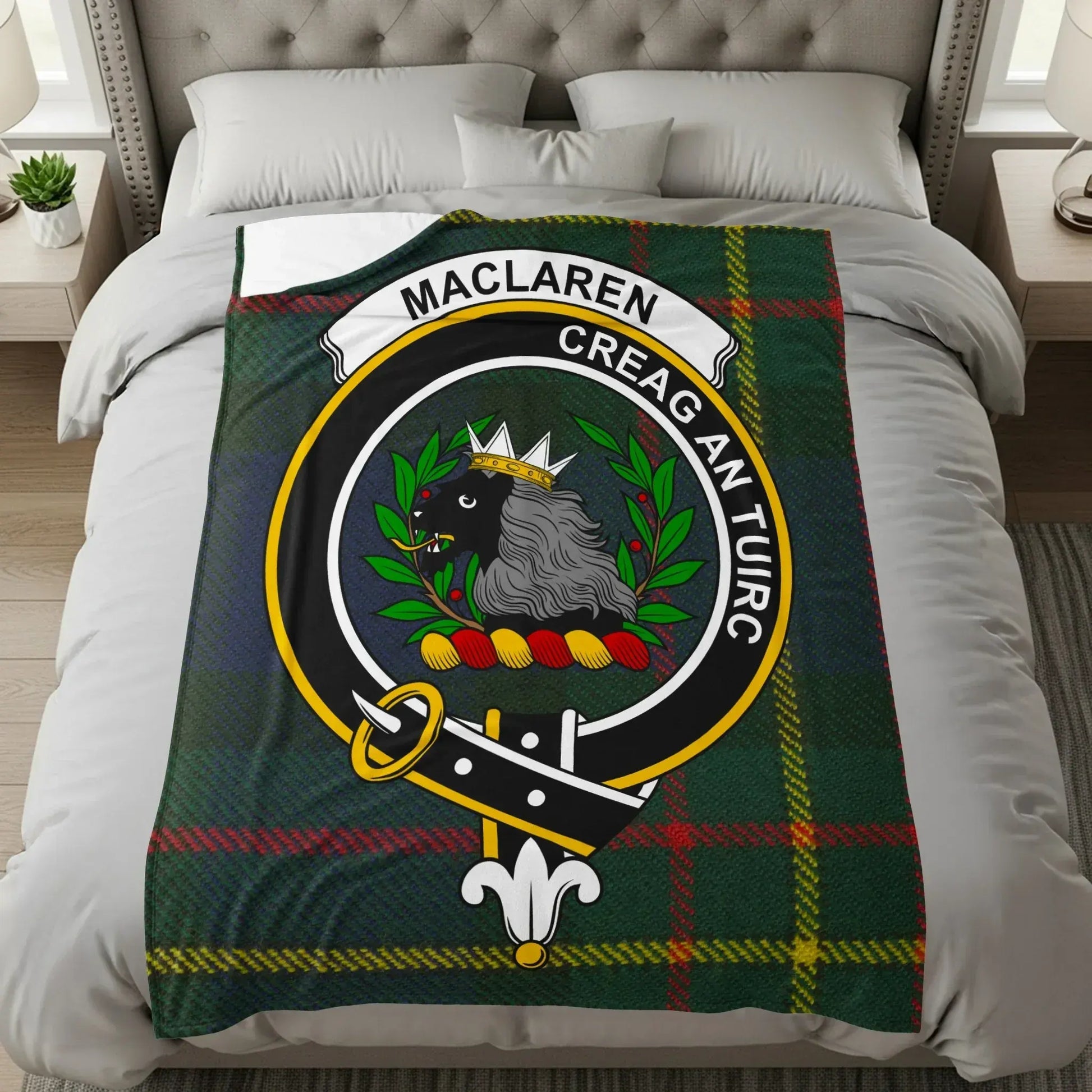 Heritage Inspired Scottish Clan Crest Blanket product