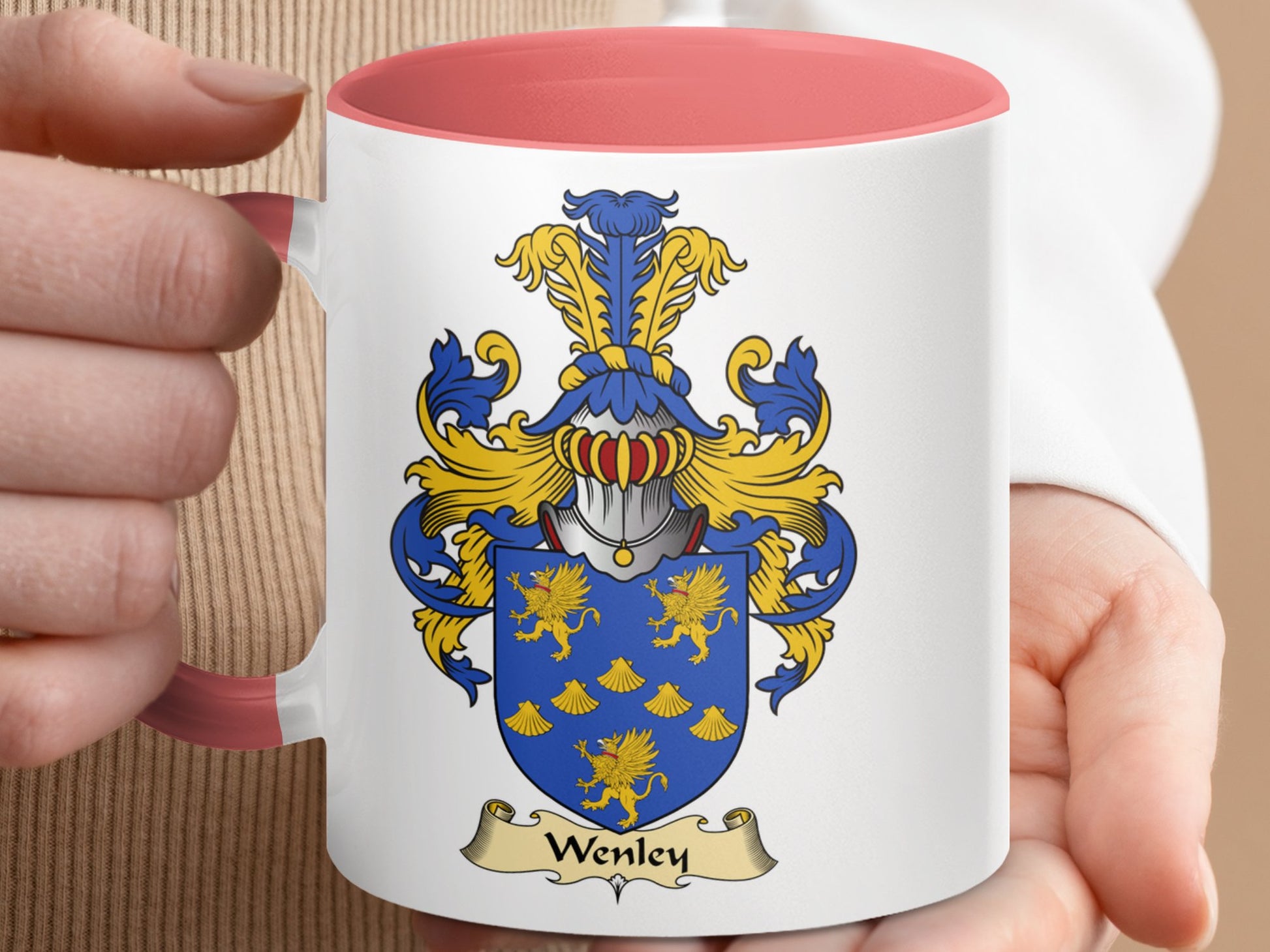 Wenley Clan Scottish Coat of Arms Mug - Living Stone Gifts