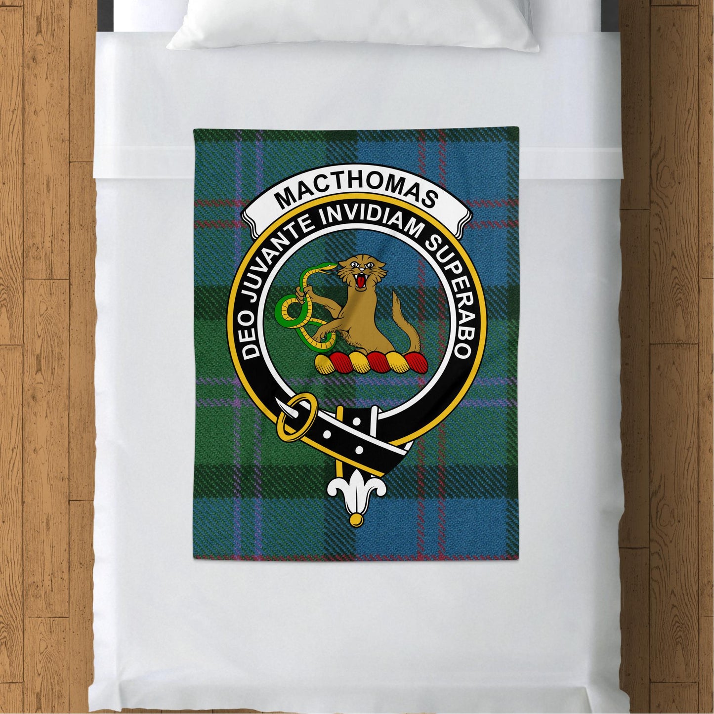 Scottish Clan MacThomas Tartan Throw Blanket - Living Stone Gifts