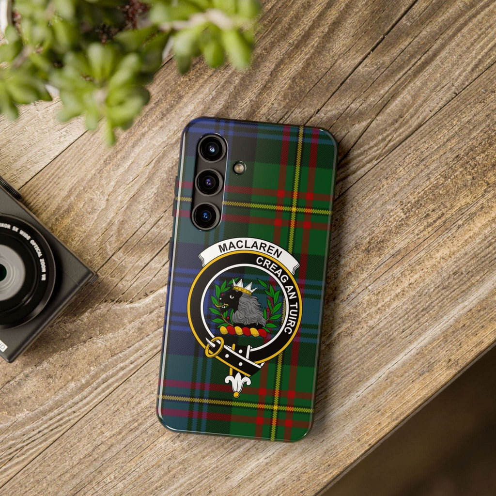 Maclaren Clan Scottish Tartan Cell Phone Case - Celtic Ancestry Gifts