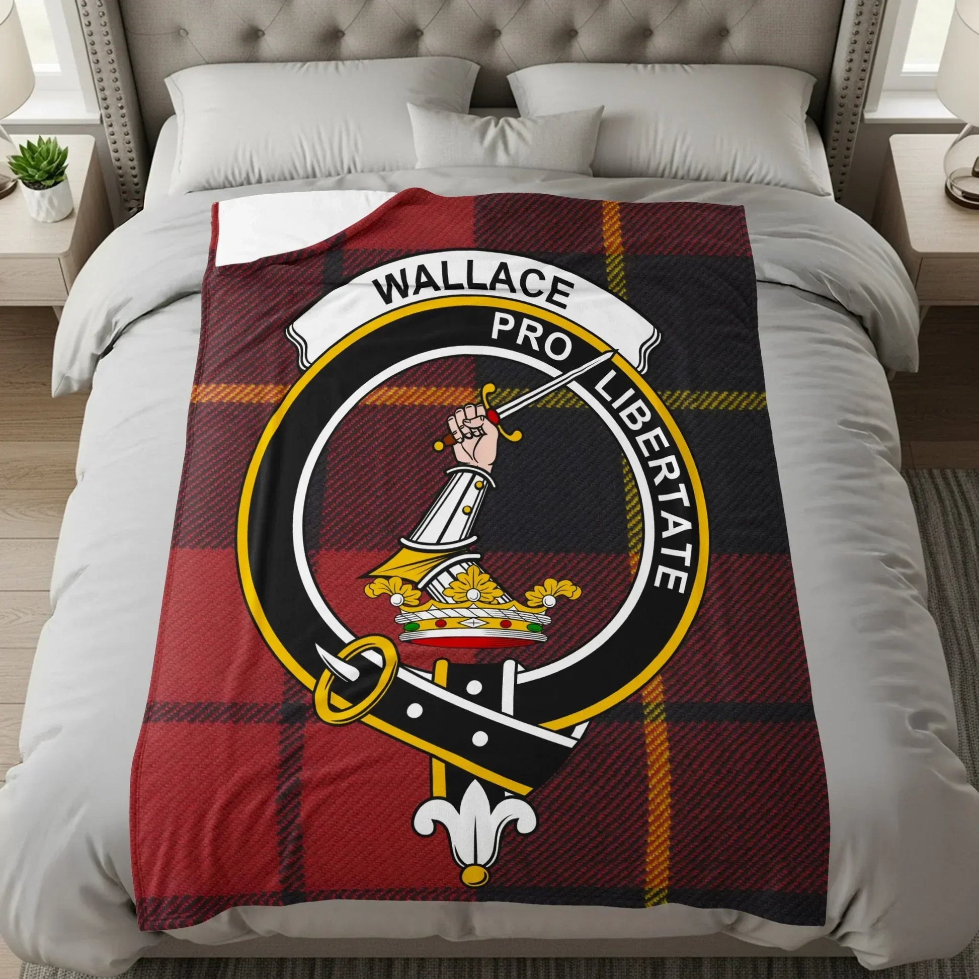 Wallace Pro Libertate Tartan Throw Blanket product