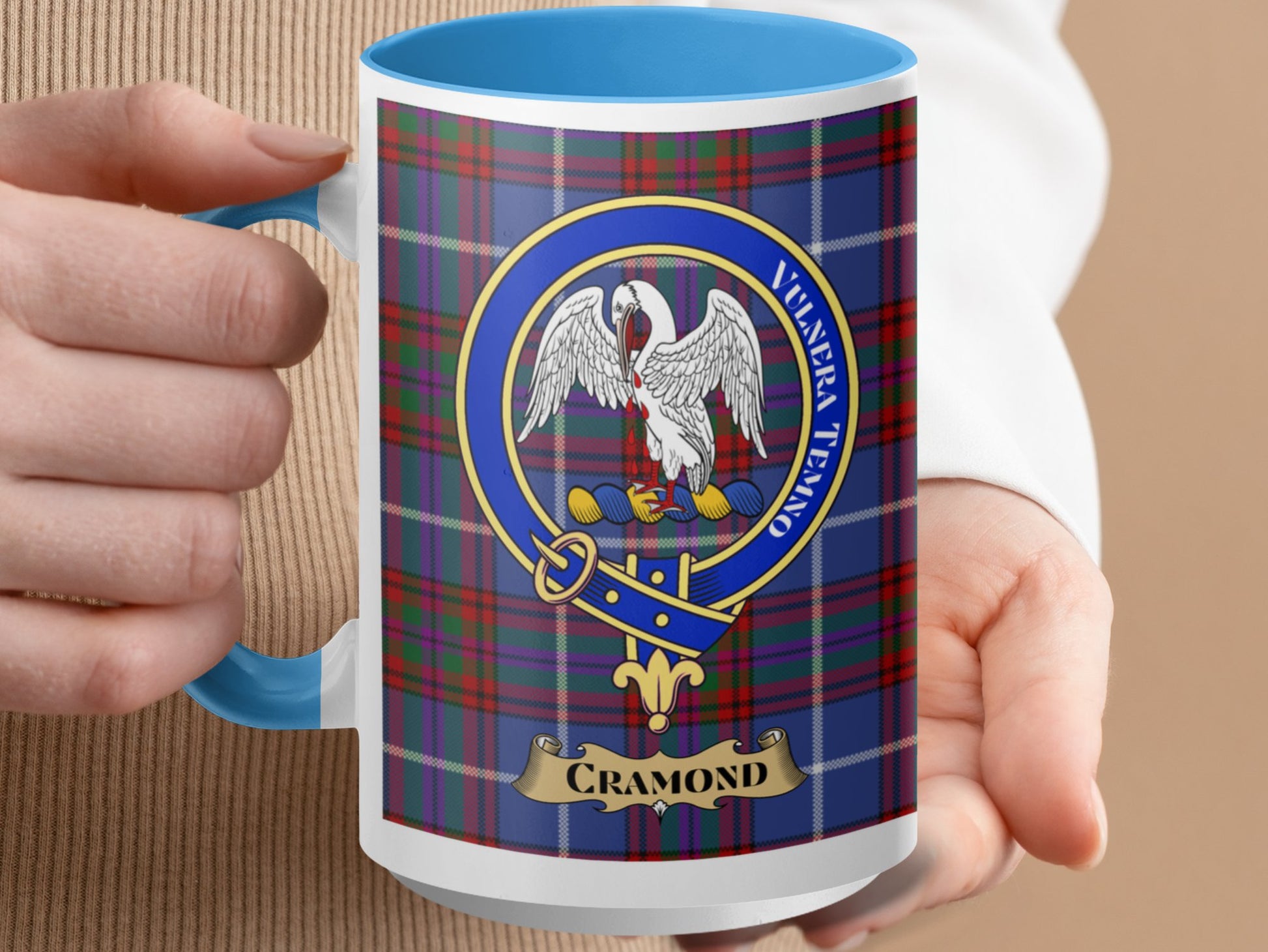 Traditional Cramond Scottish Clan Plaid Tartan Coffee Mug - Living Stone Gifts