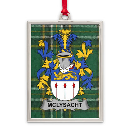 McLysacht Family Crest Tartan Background Product