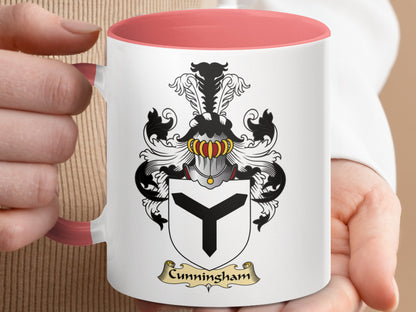 Clan Cunningham Scottish Clan Accent Coffee Mug - Living Stone Gifts