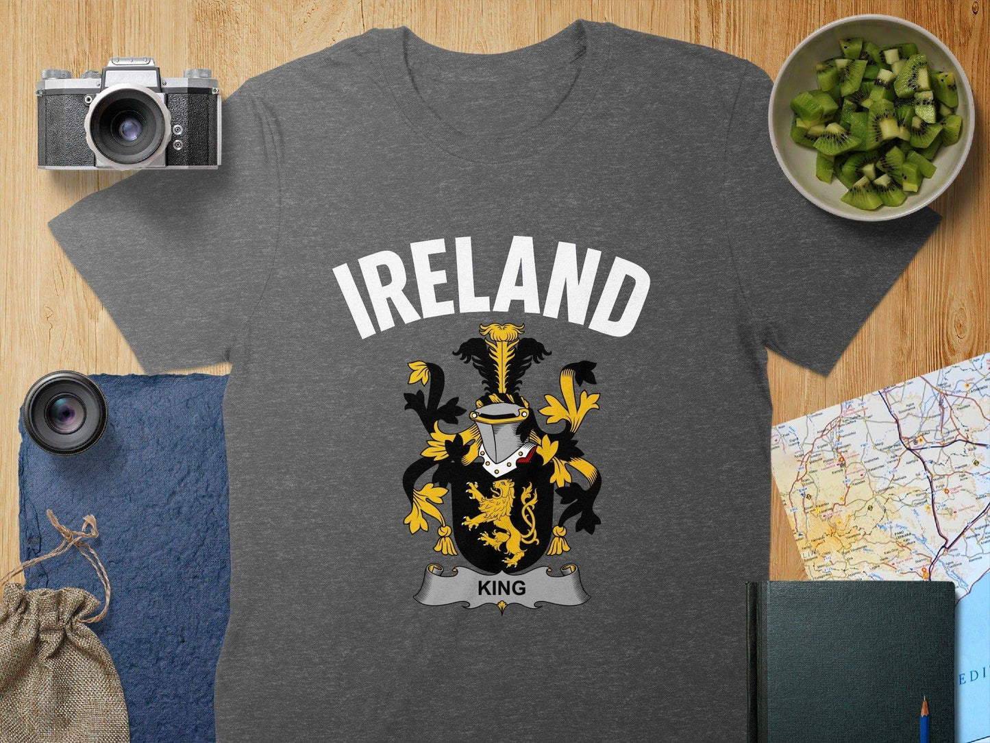 Ireland King Crest Graphic T-Shirt product type