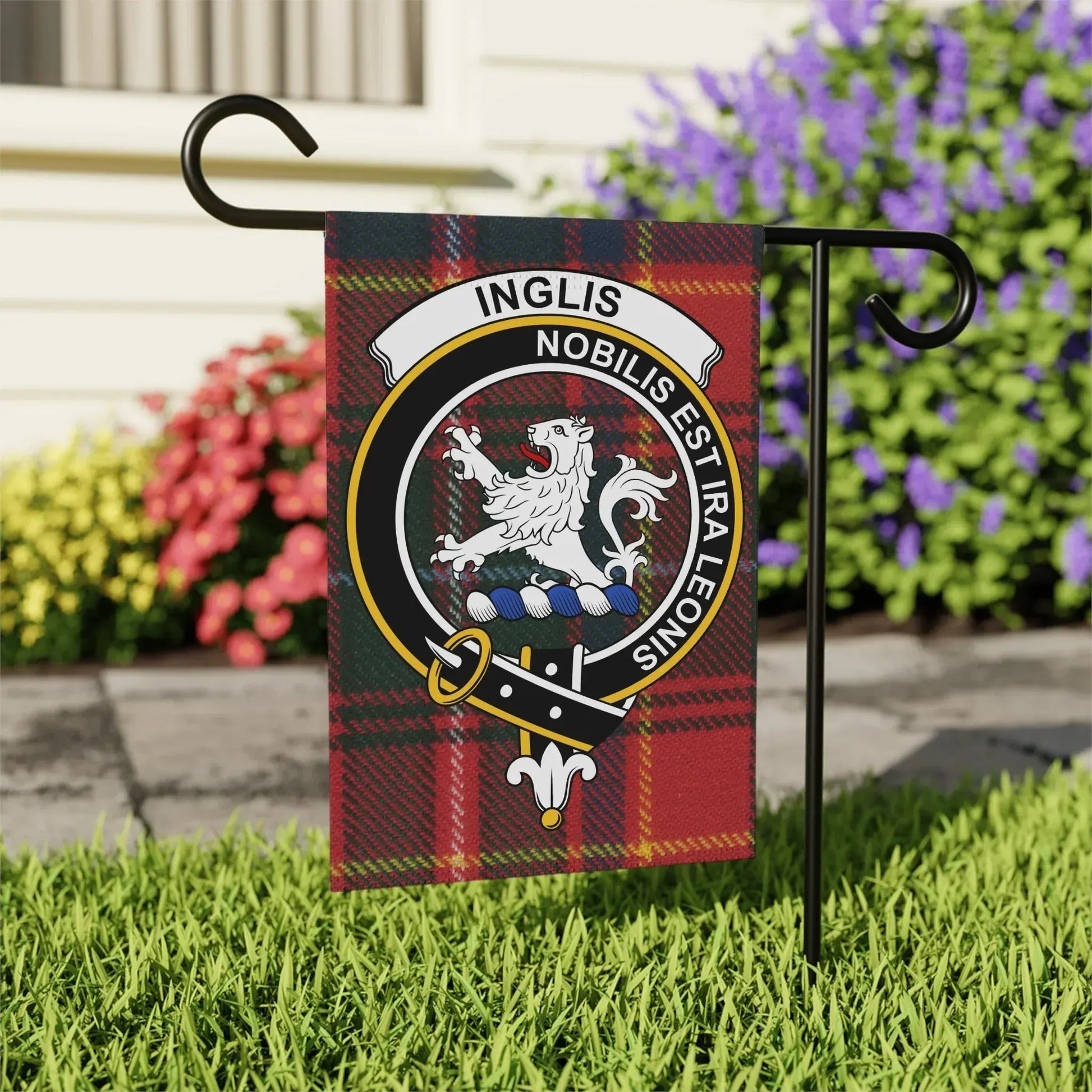 Inglis Noblis Est Ira Leonis Sign Garden Flag product
