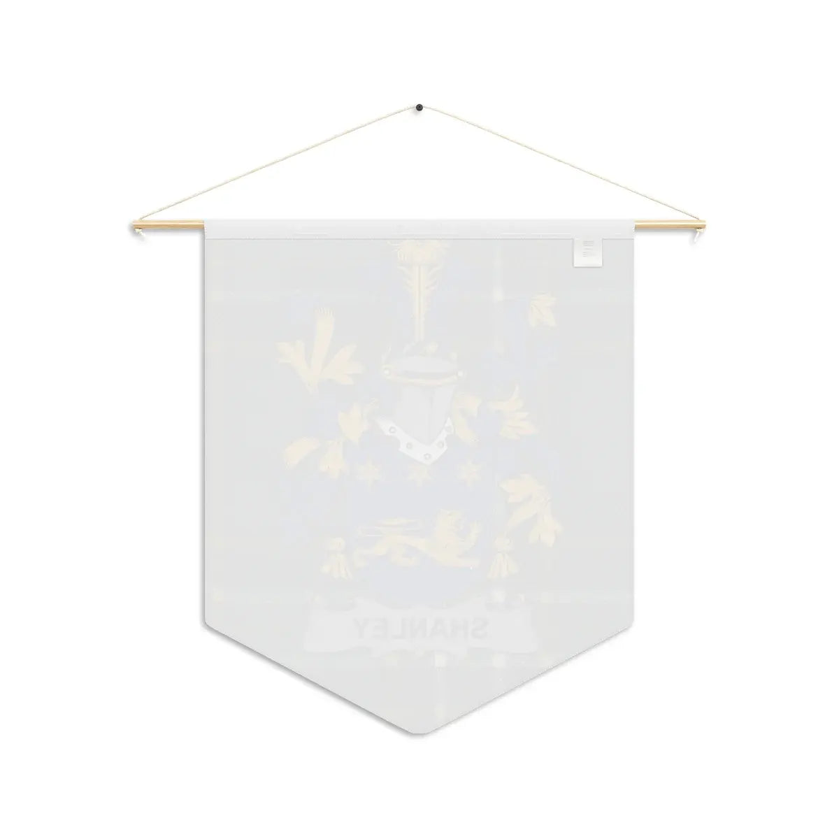 Elegant Heraldic Design on Fabric Wall Art product type