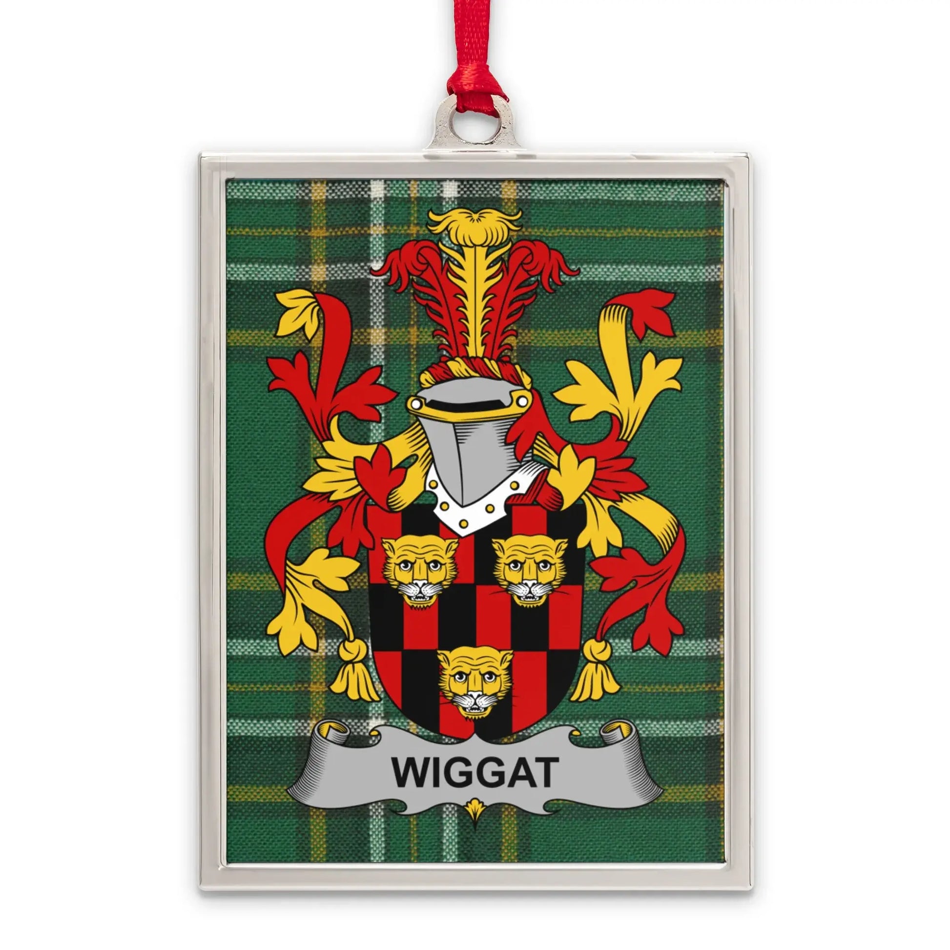 WIGGAT Coat of Arms Christmas Tree Ornament product type