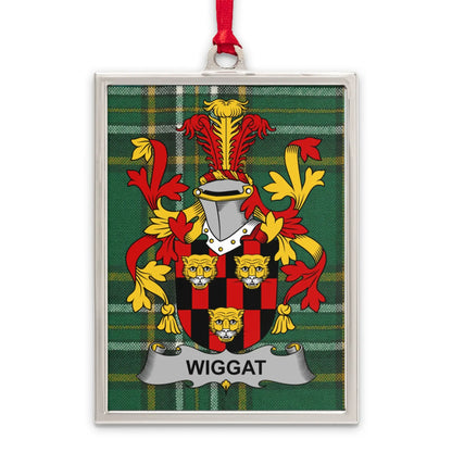 WIGGAT Coat of Arms Christmas Tree Ornament product type