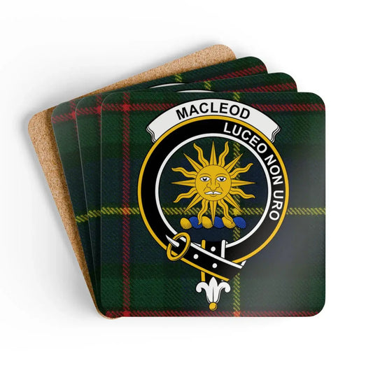 Macleod Luceo Non Uro Tartan Print Coaster product