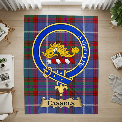 Personalized Cassels Clan Tartan Plaid Rug product type