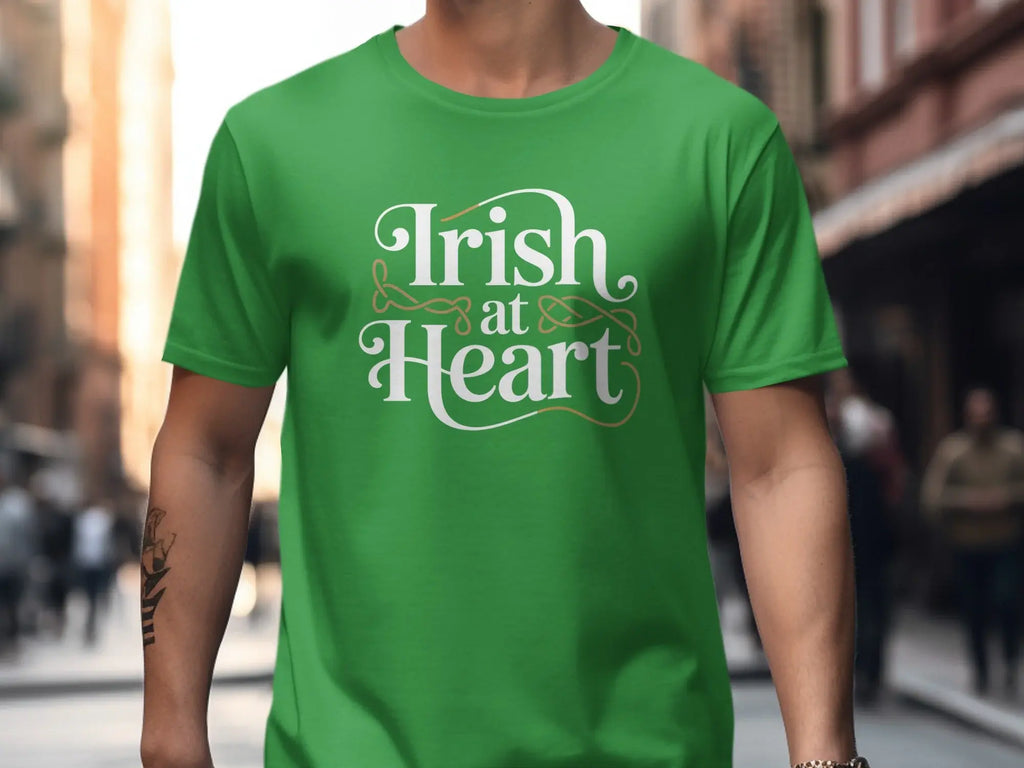 Irish at Heart Green Graphic Tee Product