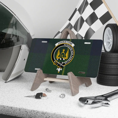 Scottish Clan Crest Tartan Design License Plate product