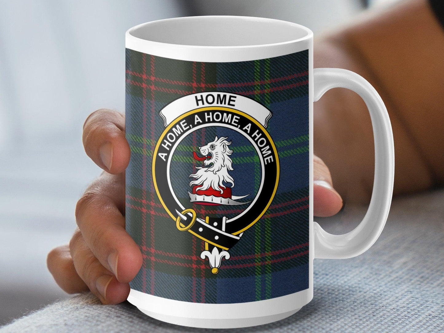 Scottish Clan Crest Tartan Plaid Mug Home Symbol Design - Living Stone Gifts