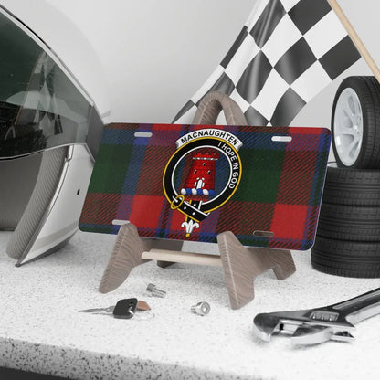 MacNaughton Tartan Racing Car License Plate product