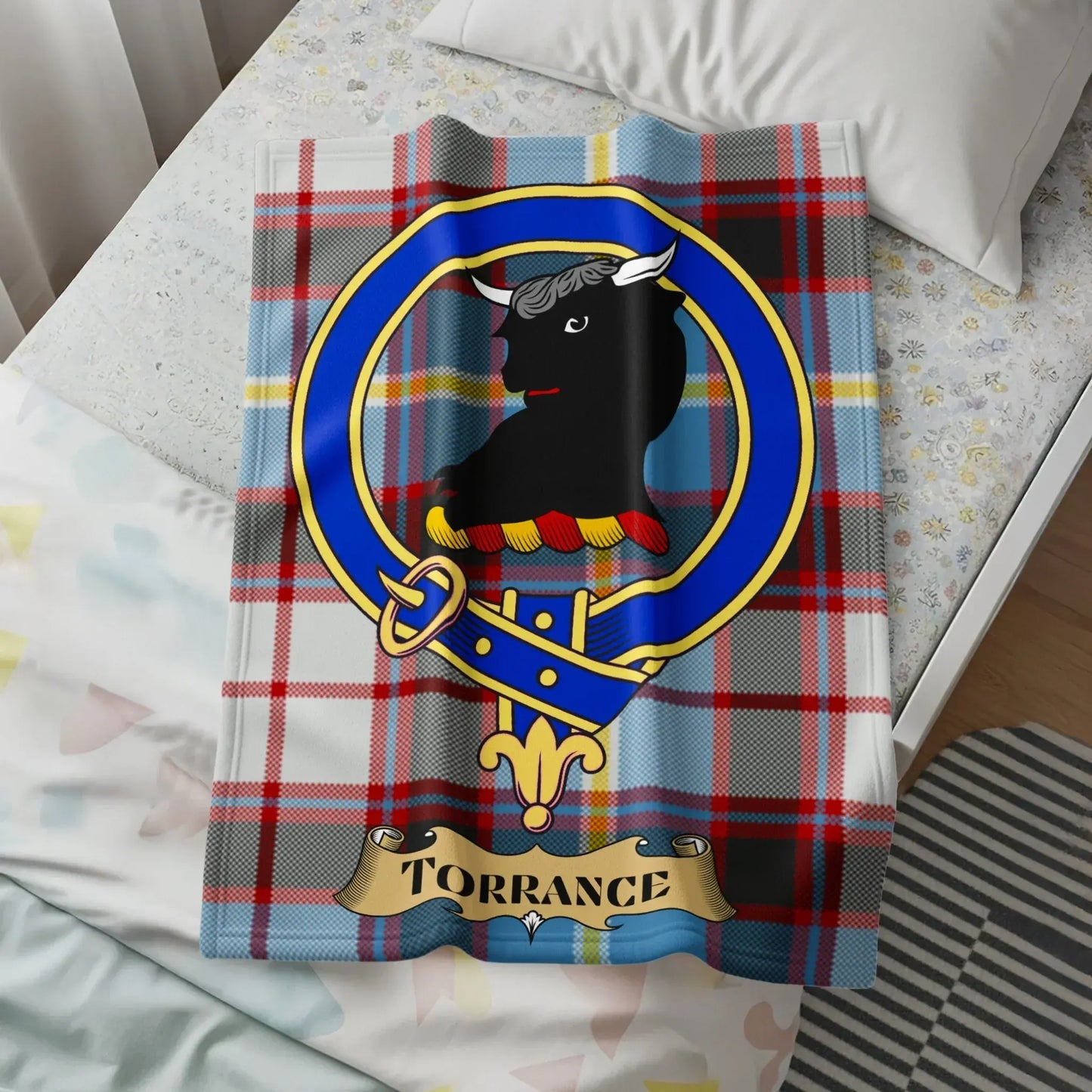 Torrance Clan Tartan Plaid Blanket Home Product