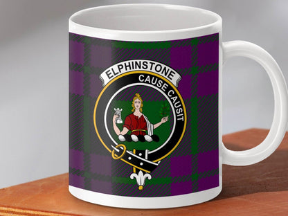 Elphinstone Cause Causit Crest Plaid Mug product