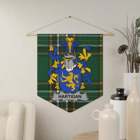 Hartigan Family Crest Heraldic Wall Hanging product type