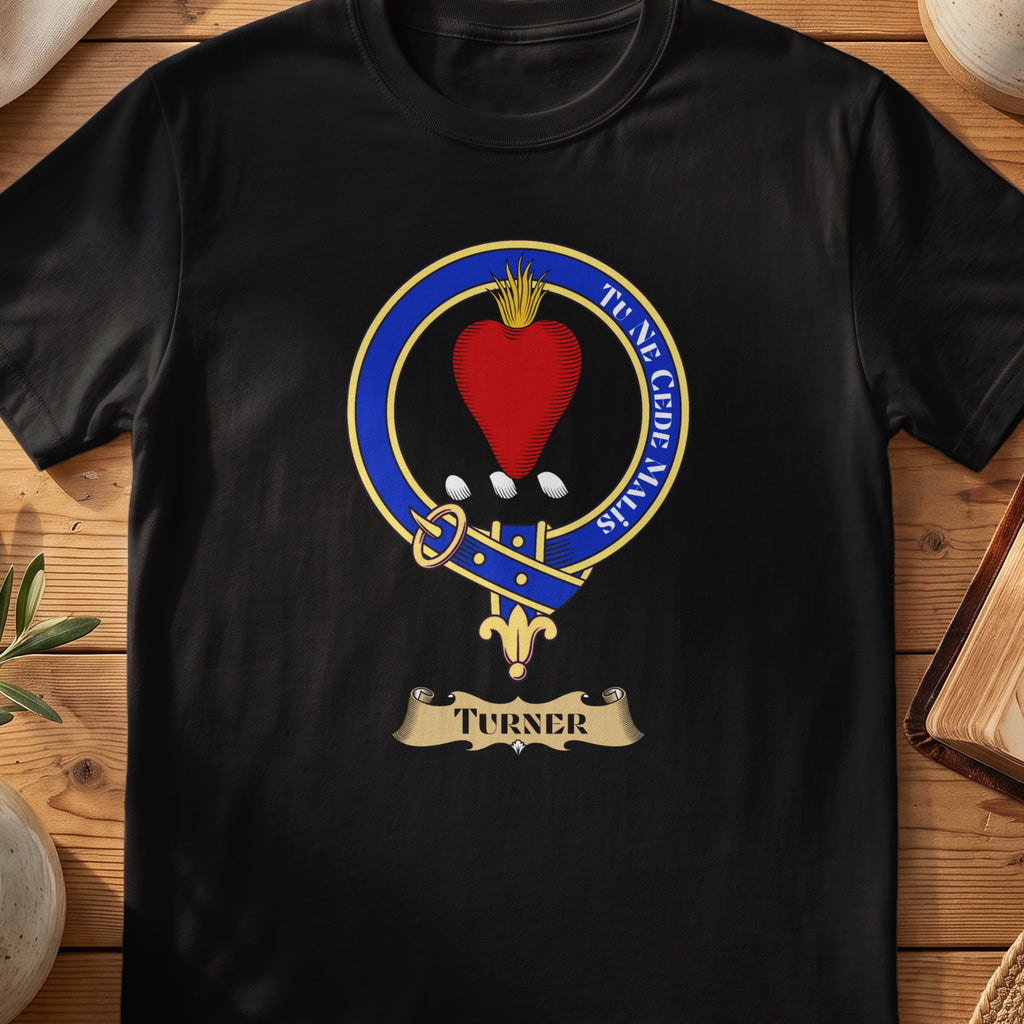 Turner Scottish clan crest T-shirt in Black