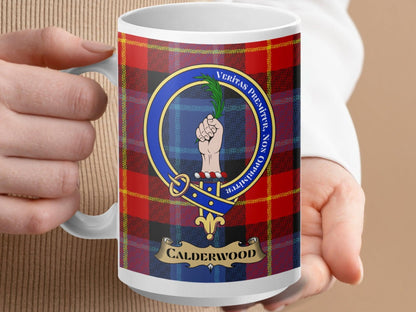 Calderwood Family Crest Design on Mug product