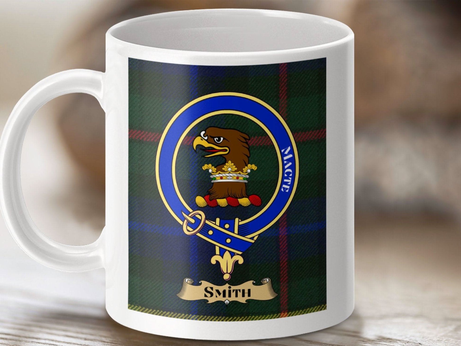 Majestic Eagle Plaid Pattern Mug Smith product type