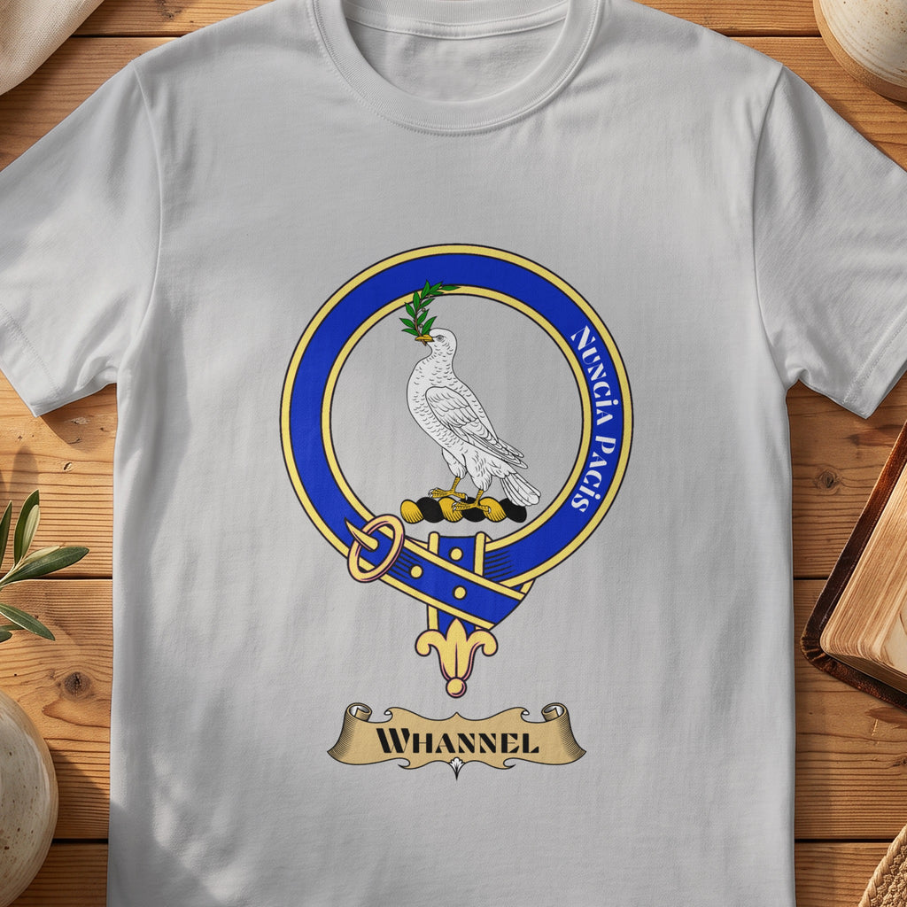 Whannel Scottish clan crest T-shirt in Sport Grey