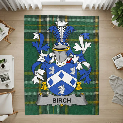 Personalized Family Crest Green Design Rug product