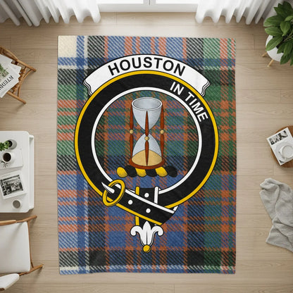 Houston In Time Plaid Tartan Pattern Rug product