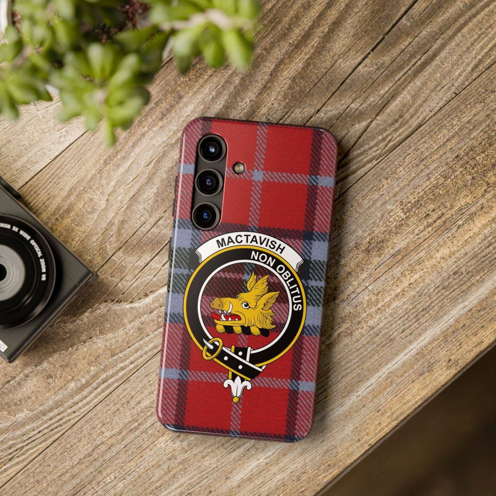 MacTavish Clan Scottish Tartan Cell Phone Case - Celtic Ancestry Gifts